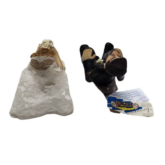 D. Manning Shelf Sitters Bride & Groom Vintage - Picture 5 of 7